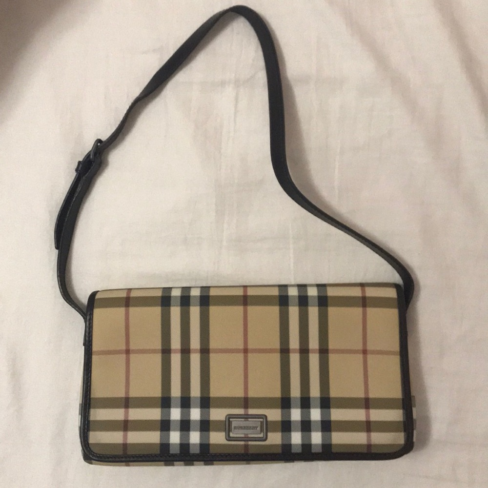 Burberry flap bag